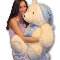 36" Teddy Bear with hat and Neck Tie